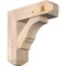 Ekena Millwork Balboa Craftsman Smooth Bracket w/ Offset Brace, Douglas Fir, 7 1/2"W x 24"D x 24"H BKT0806X24X24BOA04SDF - alternate 1